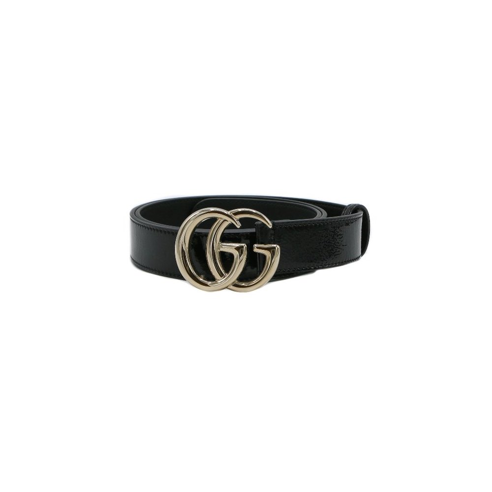 13064 - Gucci GG Marmont Thin Belt Black 414516 90 36
